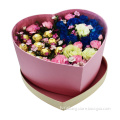 Heart Shape Waterproof Paper Flower Packaging Box